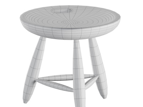 Mocho Foot stool 3D Model