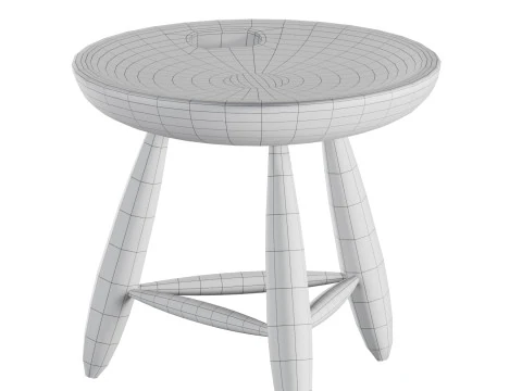 Mocho Foot stool 3D Model