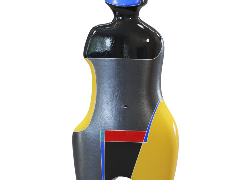 My Blue Side Sculpture Modello 3D