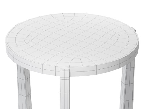 Roca Side Table 3D Model