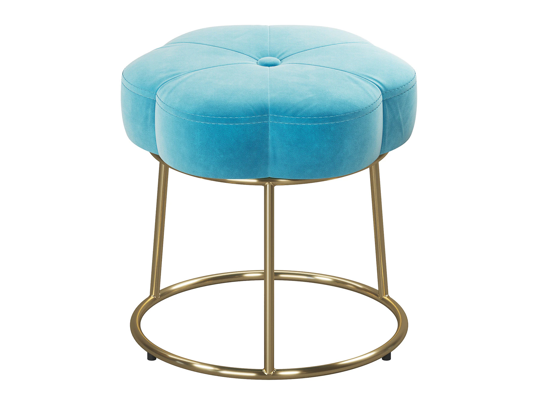 Flower Vanity Stool 3D Model .c4d .max .obj .3ds .fbx .stl .blend 