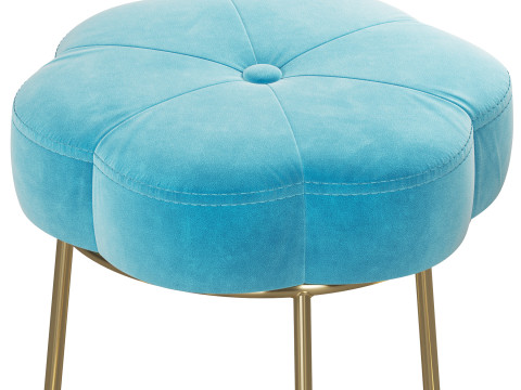 Flower Vanity Stool Model 3D