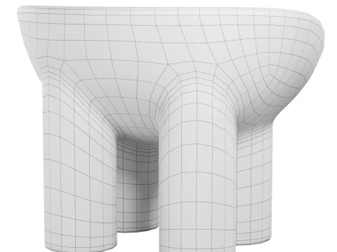 Roly Poly Armchair 3D Model