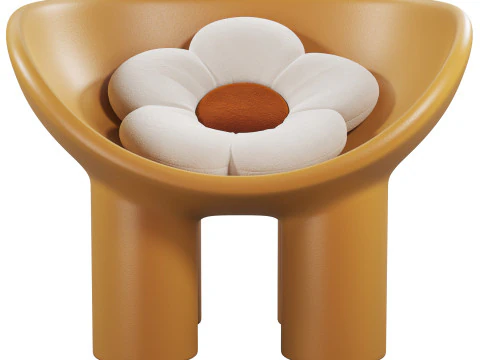 Roly Poly Armchair 3D Model