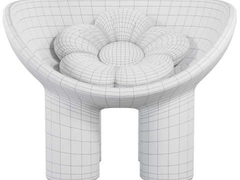 Roly Poly Armchair 3D 模型