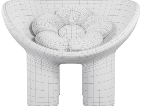 Roly Poly Armchair 3D Model