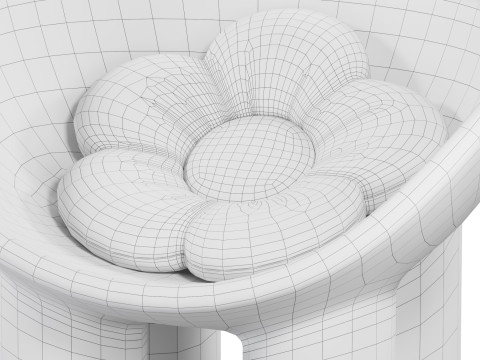 Roly Poly Armchair 3D 模型