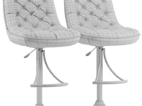Aspen Barstool 3D Model