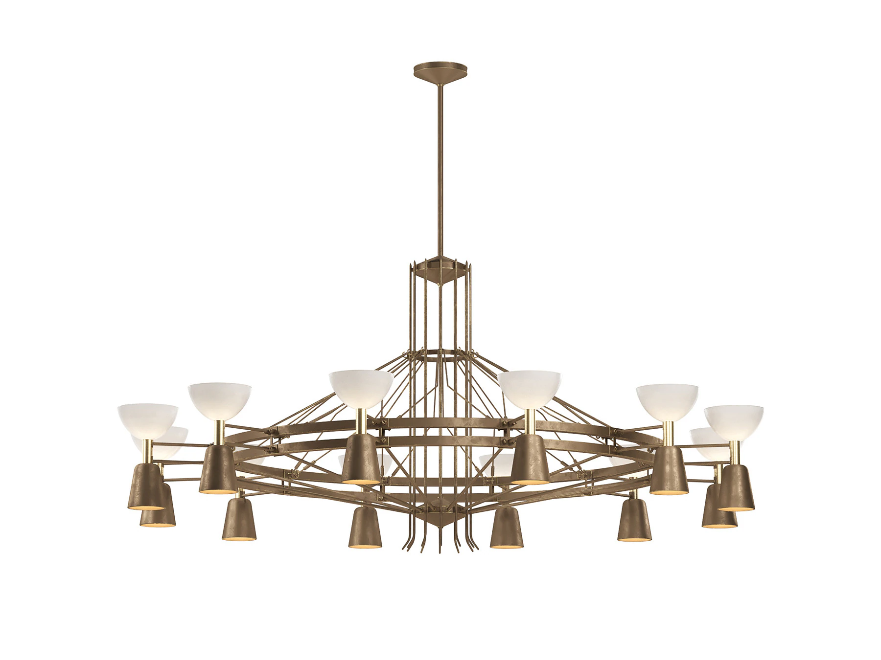 Dutch Large Chandelier 3D Model .c4d .max .obj .3ds .fbx .stl .blend 