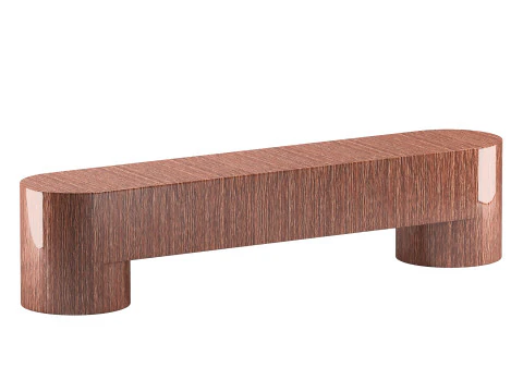 Banco de palma Modelo 3D