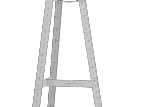 Easy Bar Stool 3D 모델