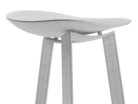 Easy Bar Stool 3D Model