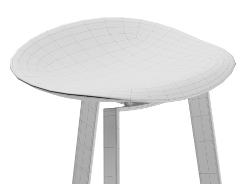 Easy Bar Stool 3D 모델