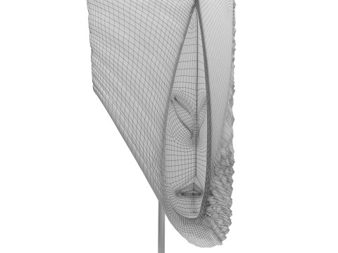 Ethnique sculpture Modèle 3D