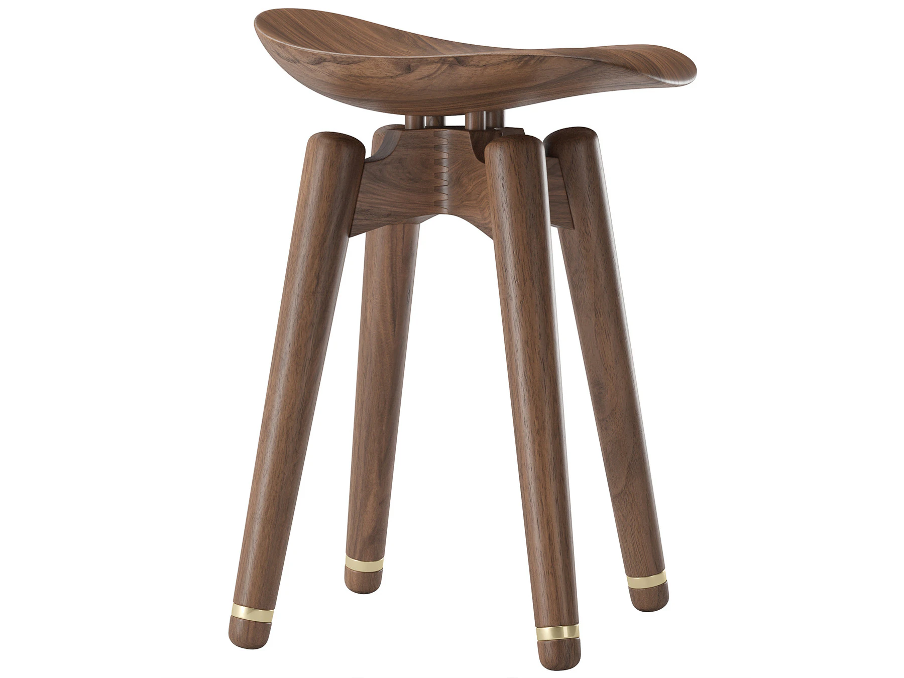 Easy Regular Stool 3D Model .c4d .max .obj .3ds .fbx .stl .blend