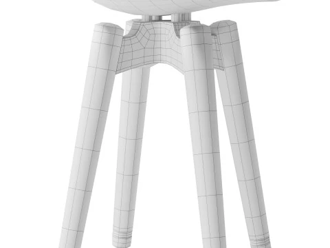 Easy Regular Stool 3D Model