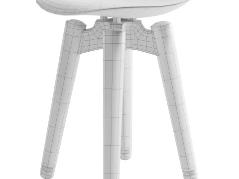 Easy Regular Stool 3D Model