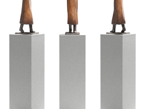 Un homme sculpture 3D Model