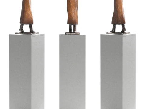 Scultura di un uomo Modello 3D