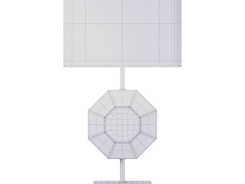 Octagonal Lamp 3D Model