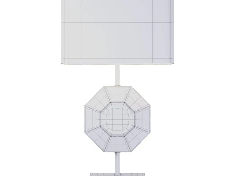Octagonal Lamp 3D Model