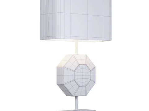 Octagonal Lamp 3D Model