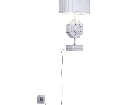 Octagonal Lamp 3D Model