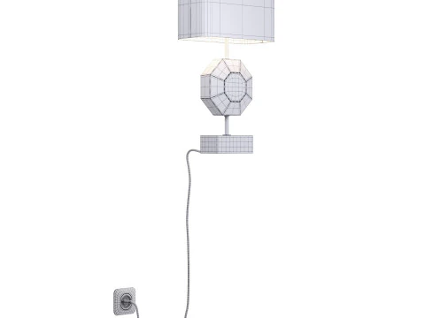 Octagonal Lamp 3D Model