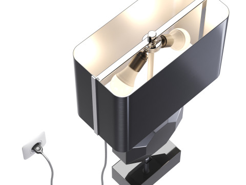 Octagonal Lamp 3D Model