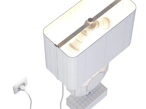 Octagonal Lamp 3D Model