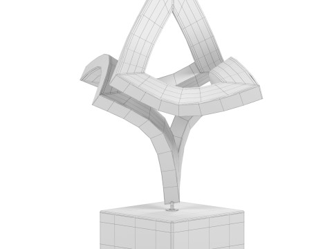 Swinging Unfolding sculpture 3D Model