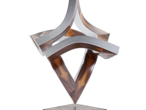 Scultura oscillante che si apre Modello 3D