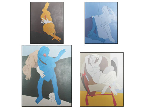 Художні картини Південної Азії 3D Модель