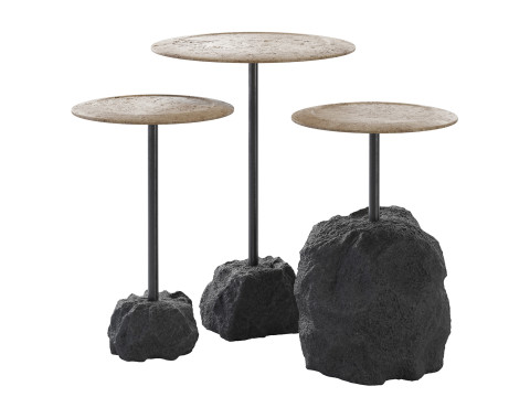 Nardo Side Tables 3D Model