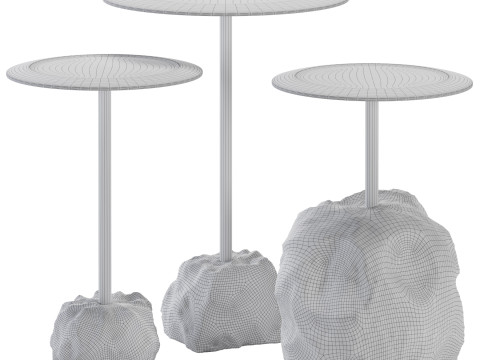 Nardo Side Tables 3D मॉडल