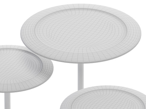 Nardo Side Tables 3D मॉडल
