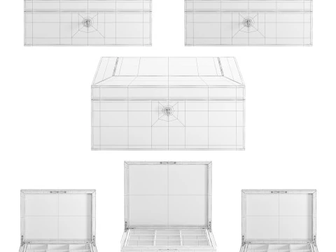Decorative Jewellery Boxes 3D Model