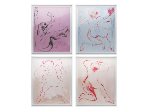 Modern Abstract Paintings 3D Model