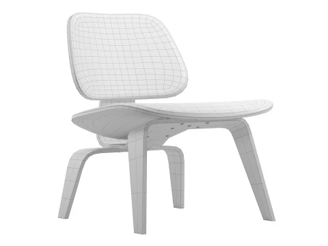 成形合板ラウンジチェア 3Dモデル