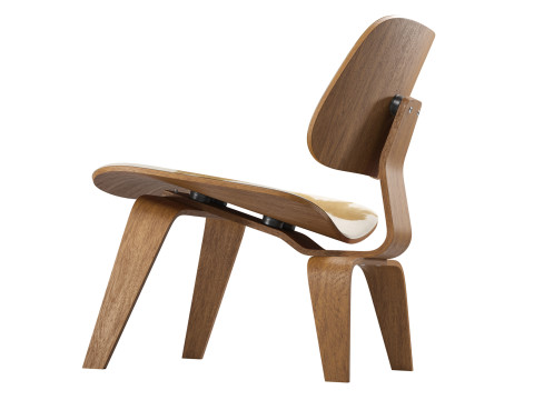 Molded Plywood Lounge Chair 3D 모델