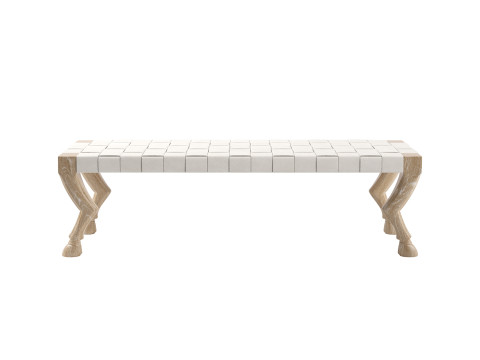 Hardwood Bench 3Dモデル