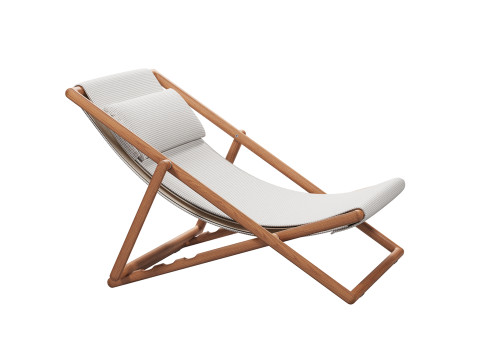 Folding Deck Chair 3D Model