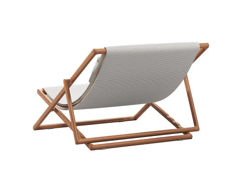 Folding Deck Chair 3D Model