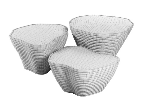 Les Antilles Tables 3D Model