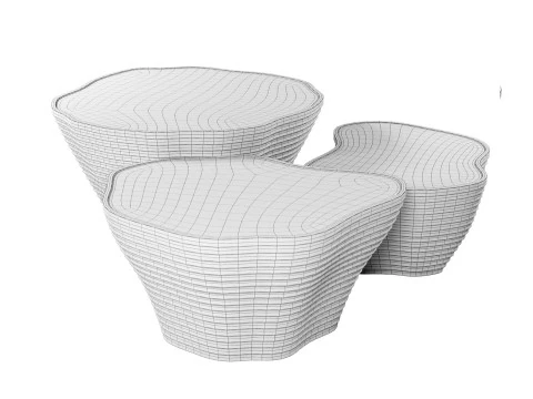 Les Antilles Tables 3D Model