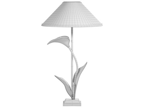 Arum Plant Decorative Lamp 3D Model