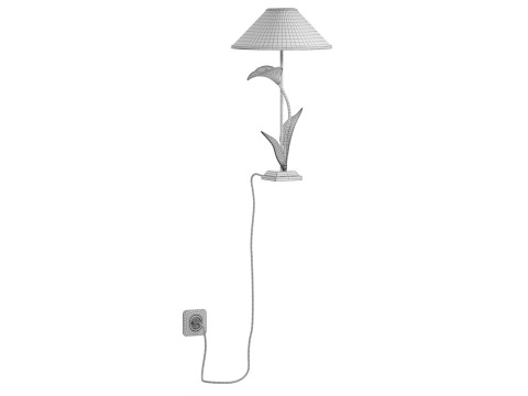 Arum Plant Decorative Lamp 3D Model