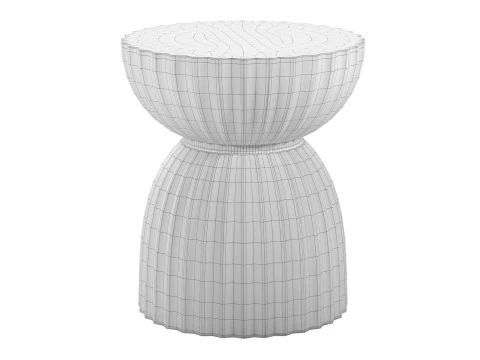 Rasi-bijzettafel 3D Model