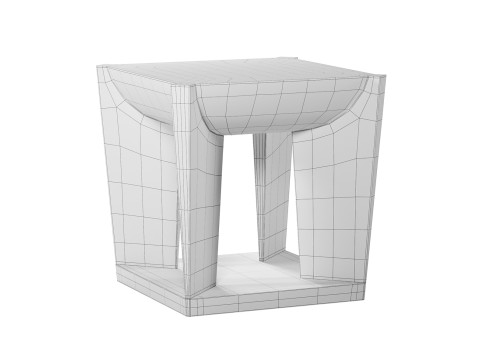 Cubist Table Modelo 3D