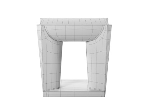 Cubist Table Modelo 3D